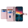 thumbnail image 2 of For Samsung Galaxy S21 4G/S21 5G Case PU Leather Cell Phone Cover with Zipper Pocket, 2 of 5