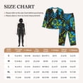 thumbnail image 4 of Yiaed Play Game Print Pajamas Women's Long Sleeve Sleepwear Soft Button Down Loungewear Pjs Lounge Set Nightwear Womens Pajama Pants-Medium, 4 of 7