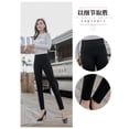 thumbnail image 4 of leggings Negros, Pantalones de Mujer para Usar en Primavera y Verano, Cintura Alta, Elásticos, Tobillos Pequeños, a la Moda, Ceñidos a la Cadera, Adelgazantes, Pantalones Ajustados, 4 of 11