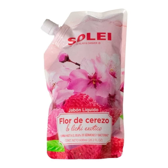 Jabón líquido Prichos Solei Líquido con Lichi Exotico Multicolor 600 ml