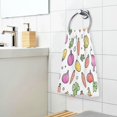 thumbnail image 3 of Yayeee 100% Cotton Hand Towels for Bathroom 16" x 28" Soft Absorbent Kitchen Towel, Various Vegetables Pattern, 3 of 7
