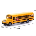 thumbnail image 4 of Modelo de autobús escolar de juguete para niños, nariz larga, amarillo, plástico ABS, 4 of 4