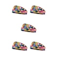 thumbnail image 1 of Qarigey Diademas de ganchillo Estiramiento Deportes Banda para la cabeza Tie-dye Banda ancha para el sudor Estampado Accesorios para el cabello Type2 NO2 Qarigey CBP275056, 1 of 5