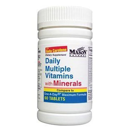 Mason Natural Daily Multiple Vitamins With Minerals Compare To One A