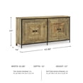 thumbnail image 3 of Signature Design by Ashley Camney Brown & Beige Accent Cabinet, 3 of 11