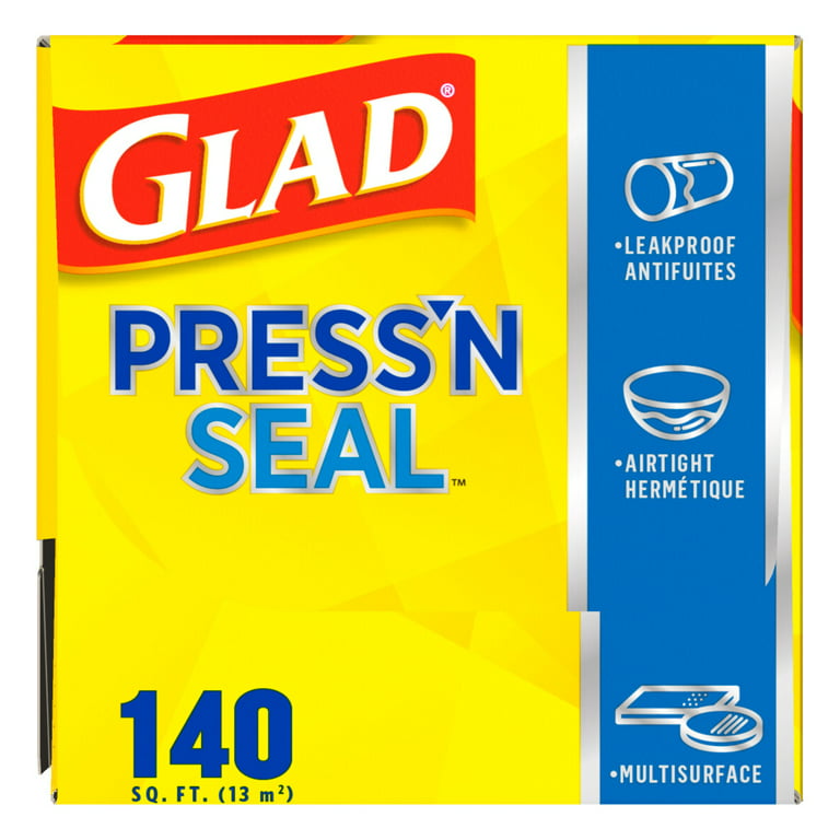 Glad Cling N Seal Plastic Food Wrap - 200 sq ft