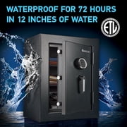 SentrySafe EF3428E Large Fire/Water Resistant Safe with Digital Keypad, 3.4 Cu-Ft., Black