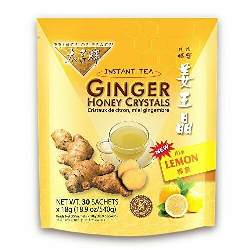 Ginger Honey Crystals with Lemon Intant Tea 30 Sachets (18.9oz