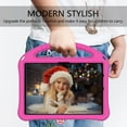 thumbnail image 4 of Case for Fire HD 10 & HD 10 Plus Tablet (11th Generation, 2021 Release) - TOPSHE Kids-Proof Light Weight Durable EVA Protective Convertible Handle Kicktand Shockproof Cover, Rose, 4 of 6