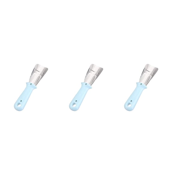 Raspador de hielo Naiovety para refrigerador descongelador portátil acero inoxidable verde rosa azul