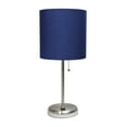 thumbnail image 1 of LimeLights Stick Lamp with USB charging port and Fabric Shade, 1 of 8