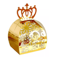 thumbnail image 1 of 50 Cajas Dulceros Mini Cajitas Boda Regalo Recuerdos dorado, 1 of 5