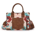 thumbnail image 3 of Montana West Women's Wrangler Purse - Stylish Western Aztec Tote Bag with Guitar Strap Boho Chic Design for Every Occasion, Brown, 3 of 7