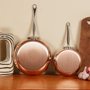 Mauviel M'3 S 11.8-Inch Copper Frying Pan With Cast Stainless Steel Handle