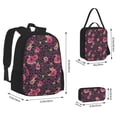thumbnail image 2 of Balery Rose Mix Leopard 2 Mochila escolar 3 en 1 para niños: mochila resistente con lonchera térmica y estuche para lápices. Mochila escolar para niños y niñas., 2 of 7