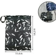 thumbnail image 6 of Waterproof Reusable Wet Dry Bag Dual Zipper Storage Pouch Washable Portable Travel Organizer for Baby Cloth Diaper Gym Swimsuit Toiletry Yoga 2 Pcs, 6 of 7