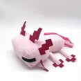 thumbnail image 5 of Peluche de axolotl de 25 cm con bonito soporte, juguete de peluche de axolotl rosa, almohada, regalo de cumpleaños para niños, decoración del hogar, 5 of 5