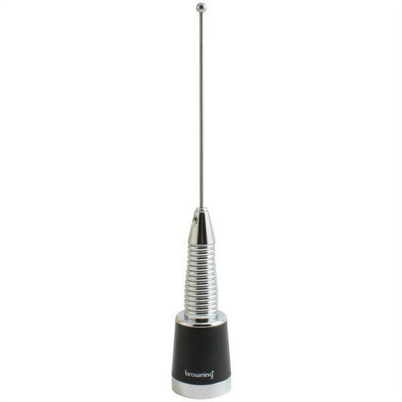 Browning Br-158-s 150 Mhz To 170 Mhz Vhf Pretuned 2.4dbd Gain Land Mobile Nmo Antenna (silver)
