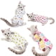 thumbnail image 2 of Ropa quirúrgica para gatos Ropa de esterilización para gatas Ropa de destete Ropa para gatos de cuatro patas Ropa de esterilización fina y transpirable para gatos de verano, 2 of 6