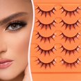 thumbnail image 1 of Pestañas postizas YILATAO Manga de aspecto natural, 5 pares, 1 of 7