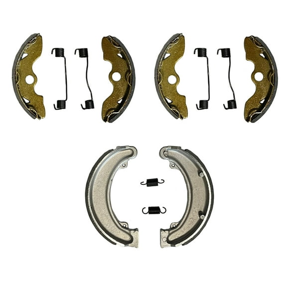 Factory Spec, Front & Rear Brake Shoes for Honda Fourtrax 300 2x4 fits 1988-2000 TRX300 2WD ONLY