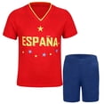 thumbnail image 4 of Unisex Kids Soccer Jersey for Boys Girls España Fans Soccer Shirts Football Outfits Gift for Little Athlete 2-14 Years, 4 of 4