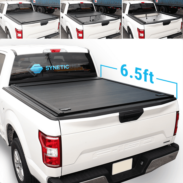 For 2004 2020 Ford F150 6 5ft Standard Truck Bed Syneticusa Waterproof Retractable Tonneau Cover Hard Aluminum Low Profile Design Walmart Com Walmart Com