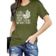 thumbnail image 4 of Camiseta informal de verano con cuello redondo y manga corta con estampado de letras para mujer Fridja gope377, 4 of 6