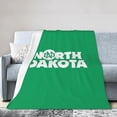 thumbnail image 2 of Manta de franela de hockey de los sioux combatientes de Dakota del Norte, elegante edredón para una siesta, edredón de invierno para las cuatro estaciones, edredón antimicrobiano con control de, 2 of 5