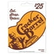 Cracker Barrel $25 Gift Card - Walmart.com