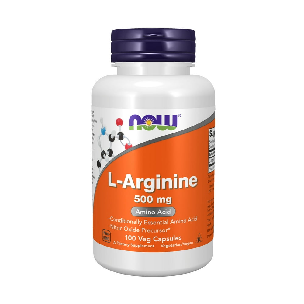 NOW Supplements, LArginine 500 mg, Nitric Oxide Precursor*, Amino Acid