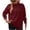 Wine Red, variant on XFLWAM Women Half Zip Oversized Sweatshirt Lightweight Long Sleeve Trendy Fleece Pullover Workout Warm Tops With Pocket Army Green S
