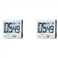thumbnail image 1 of 2X Temporizador de Cocina Digital y CronóMetro, DíGitos en , OperacióN Simple, Alarma Fuerte, Soporte MagnéTico para Cocinar y en el Aula, 1 of 5