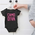 thumbnail image 5 of Camo Diva Cute Girly Hunting Season Bodysuit Jumper Girls Infant Baby Brisco Brands 12M, 5 of 6