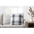 thumbnail image 7 of Better Homes & Gardens Reversible Plaid Decorative Square Pillow, 20" x 20", Navy, 7 of 7