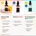 thumbnail image 2 of Set para el cuidado de la piel: sérum de retinol, vitamina C y ácido hialurónico, 2 of 6