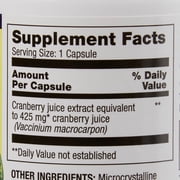 Optimum Cranberry Supplement Optimum 425 mg Strength Capsule, 100 ea (Pack of 2)