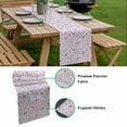 thumbnail image 5 of Purple Flowers Table Runner - 60 Inch Long, Kitchen Dining Table Runner Dresser Scarves, Vintage Country Plants Floral Herbs Farmhouse Decor for Coffee Tables Wedding Party Banquet, 5 of 8