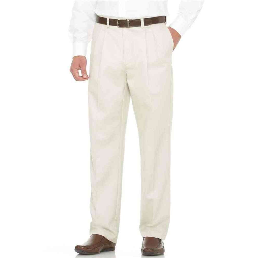 savane men's pleated stretch ultimate performance chino