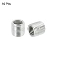 thumbnail image 3 of Unique Bargains M10 Male to M8 Female Adapter 10mm Long Sleeve Reducer Thread Reducing Nut Insert 10 Pack, 3 of 5