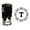 Black, variant on Printtoo T Alphabet Monogram Initial Octagon Celtic Swirl Frame Office Stationary Self Inking R-40 Rubber Stamp-Black