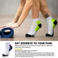 thumbnail image 3 of Bas de Compression pour Femmes et Hommes Circulation (3/6/7 Paires) 15-20 mmHg Est Idéal pour la Course Athlétique et le Cyclisme, 3 of 7