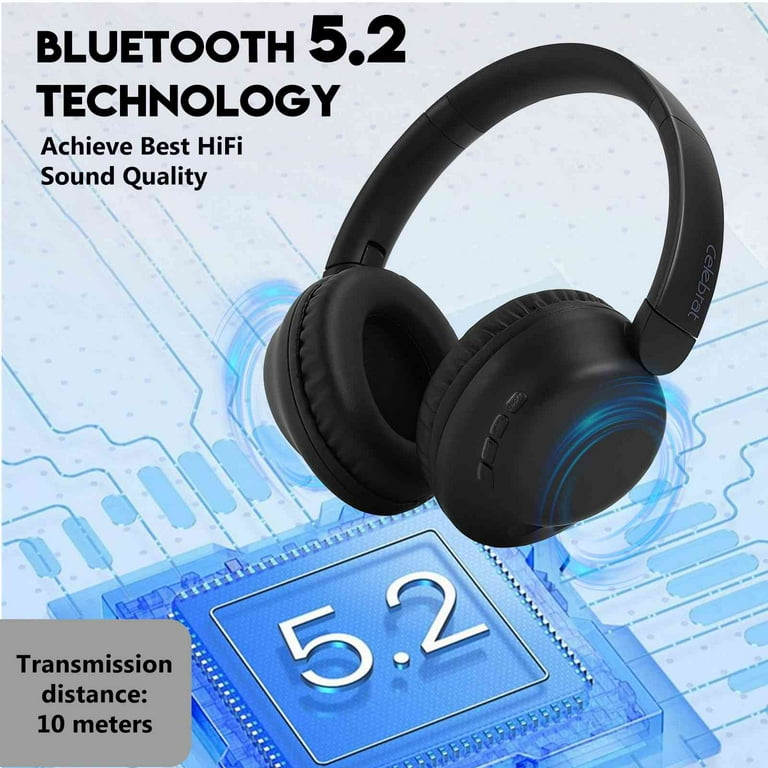 UrbanX Perfect Comfort 955 II Overhead Wireless Bluetooth Headphones For Samsung Galaxy S10 5G Noise Cancelling with Black Walmart