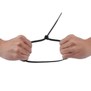 Nylon Cable Ties, Heavy Duty Self-Locking Zip Ties, 3*100Mm (1.9Mm Width) 100-Pack For Organizing Cables, Wiring, Home & Office Use