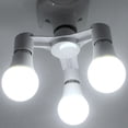 thumbnail image 3 of 3 en 1/4 1/5 1 E27 A Base Socket Splitter Bombilla Lámpara LED (A), 3 of 8