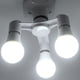 thumbnail image 3 of 3 en 1/4 1/5 1 E27 A Base Socket Splitter Bombilla Lámpara LED (A), 3 of 8