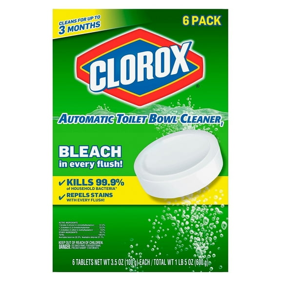 Product of Clorox Automatic Toilet Bowl Cleaner (3.5 oz., 6 pk.) - Bathroom Cleaners [Bulk Savings]
