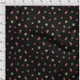 thumbnail image 3 of oneOone Silk Tabby Fabric Watermelon Fruit Print Fabric BTY 42 Inch Wide, 3 of 4