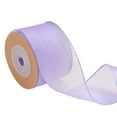 thumbnail image 1 of Cinta de Organza con Alambre Uxcell, 1-1/2 Pulgadas x 10 Yardas, Púrpura Metálica para Manualidades y Decoraciones, 1 of 7