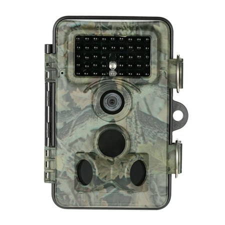 12MP 1080P HD Game and Trail Hunting Camera with Time Lapse 65ft 120° Wide Angle Infrared Night Vision 42pcs 940nm IR LEDs Scouting Camera Digital Surveillance Video
